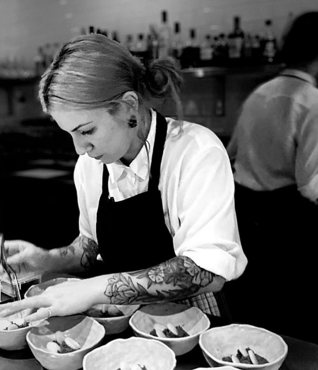 Chef Sarah Scott at her restaurant, Joy. Photo: Supplied