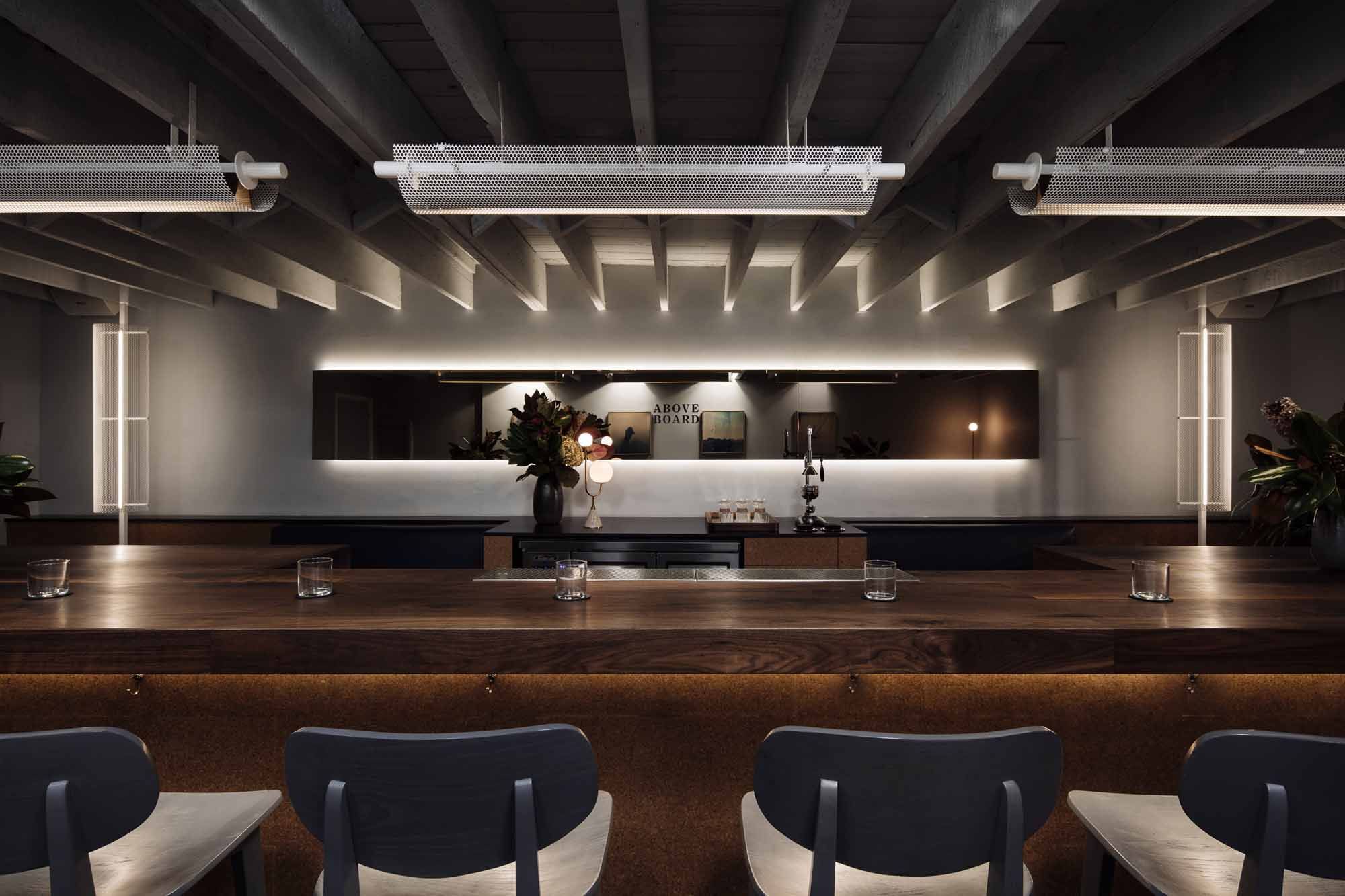 The bar at Above Board. Photo: Supplied