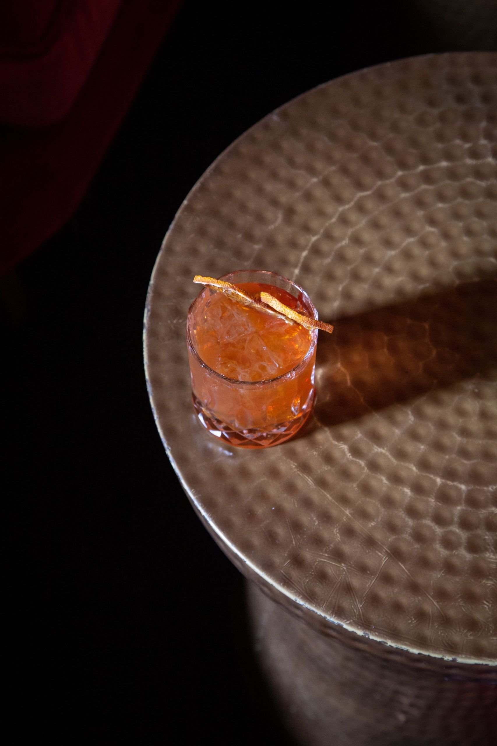 The Smoked Ginger Old Fashioned at Jane Doe in Melbourne.