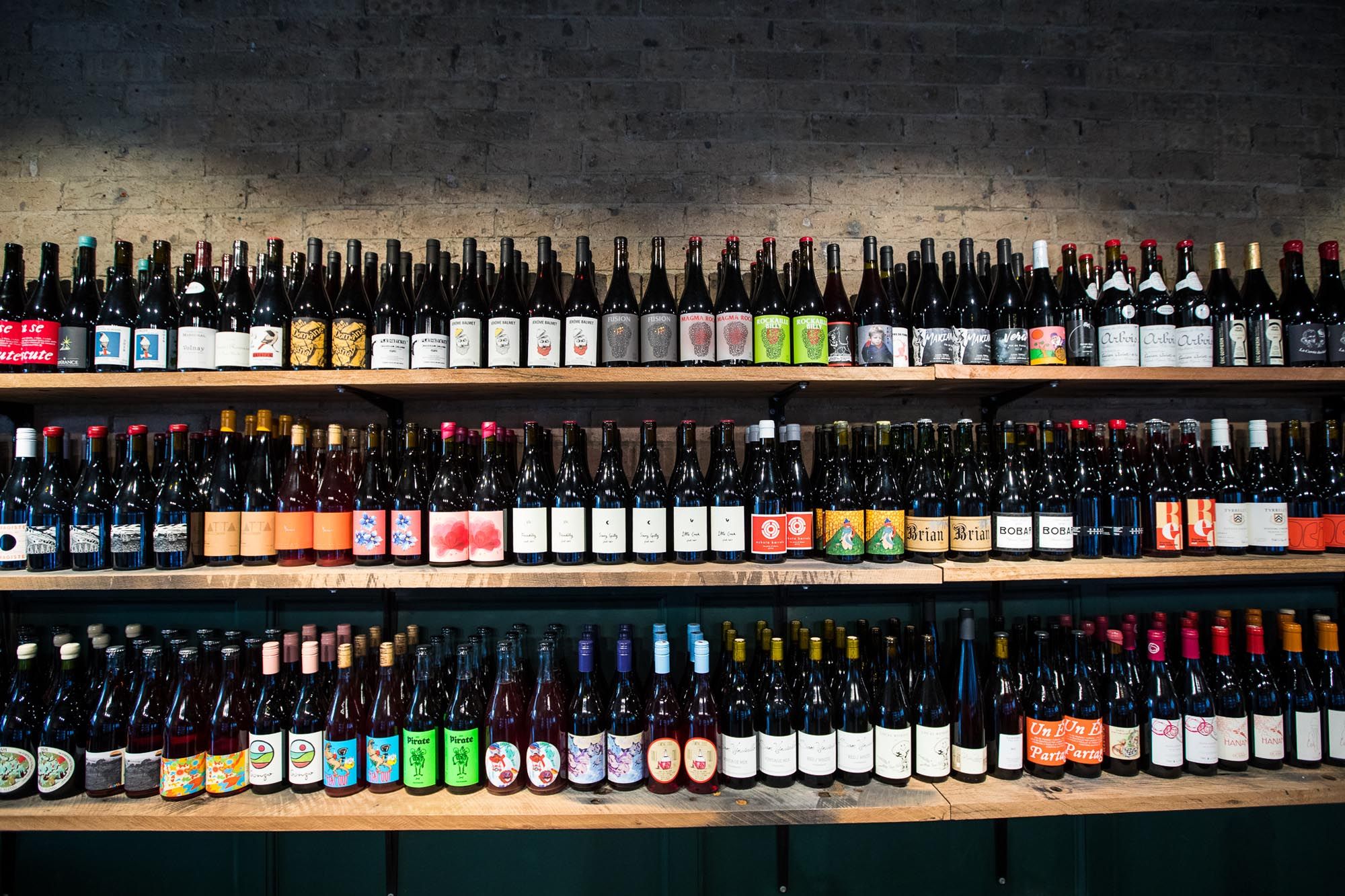 There's also an extensive range of wild ales, natural wines and more at their bottle shop. Photo: Supplied