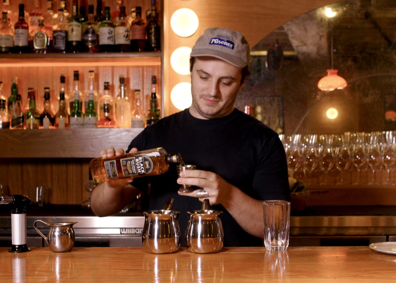 Oliver Churcher at Double Deuce Lounge, Sydney. Photo: Boothby