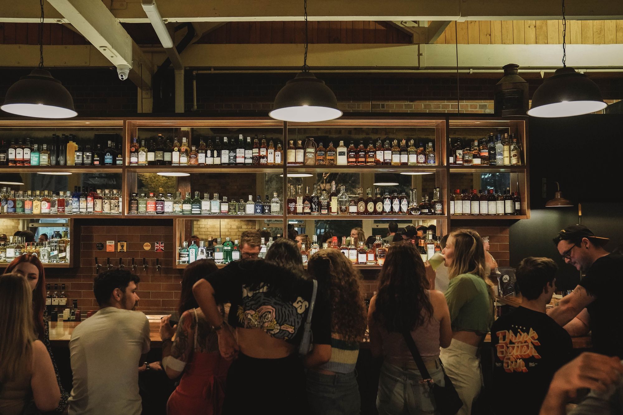 The bar at Frog's Hollow Saloon. Photo: Supplied