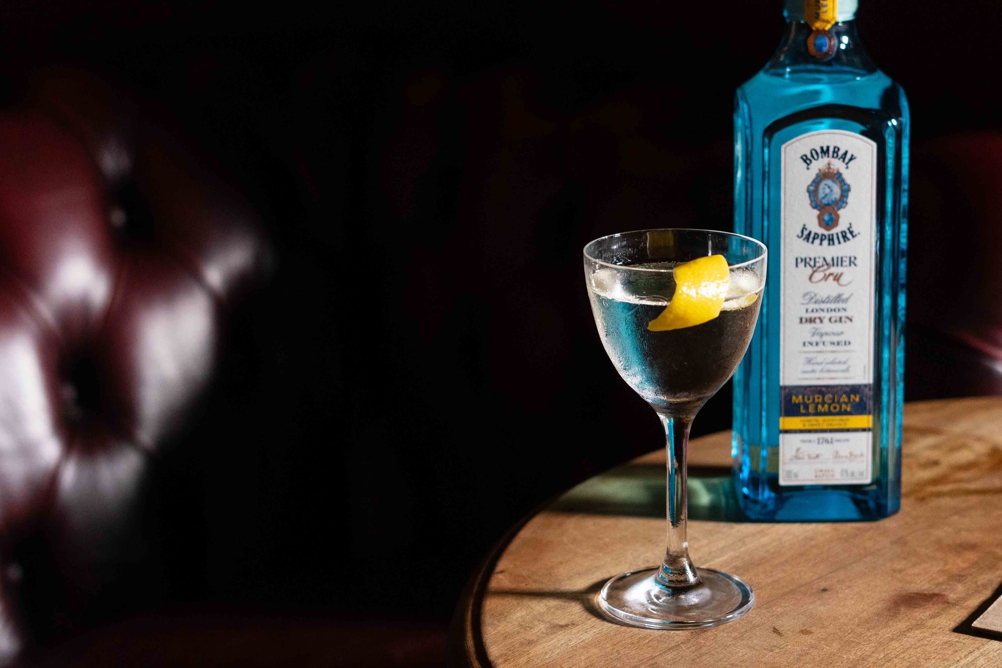 The Martini made with Bombay Sapphire Premier Cru. Photo: Boothby