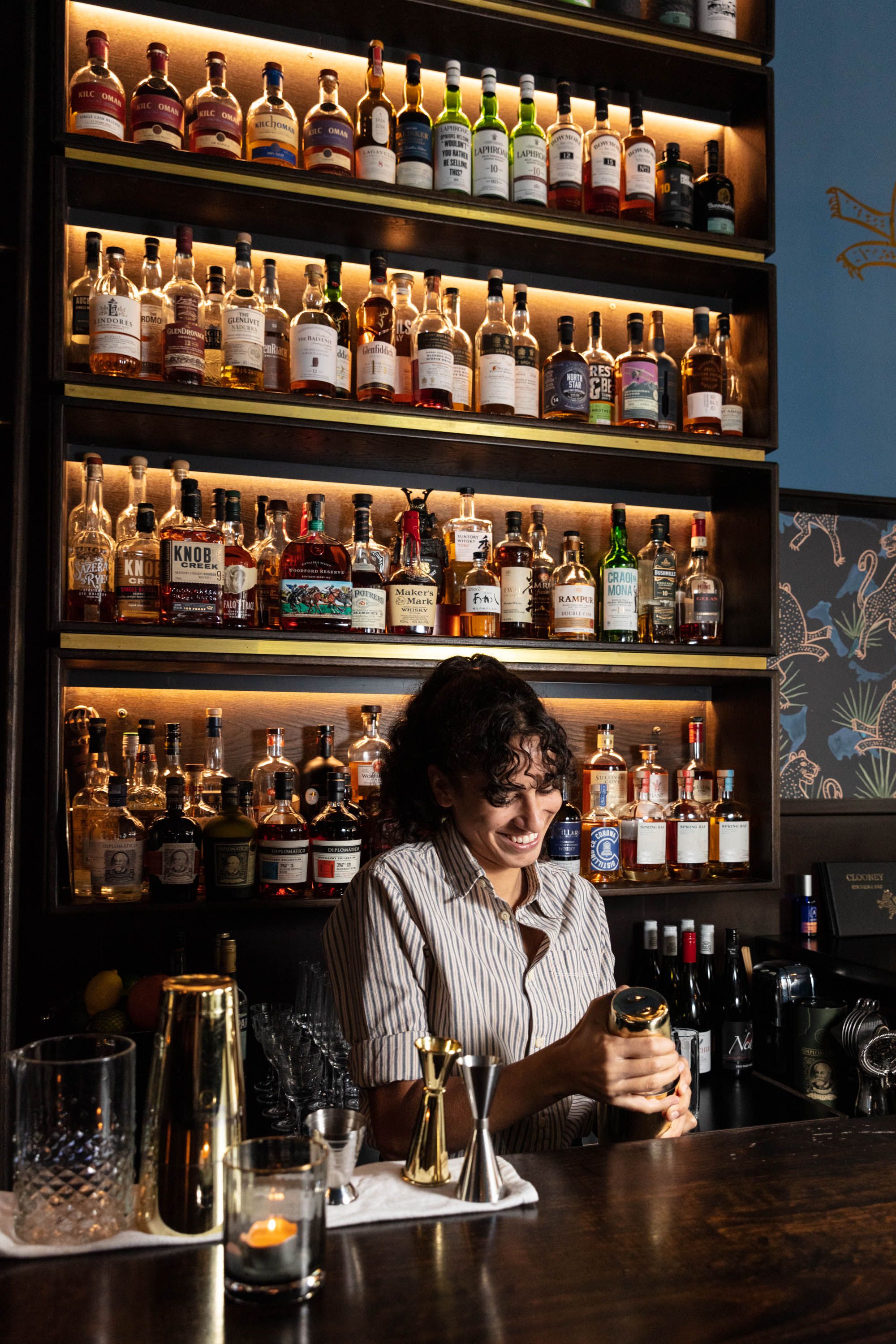 Bartender Chelsea Catherine at Clooney by XO. Photo: Supplied