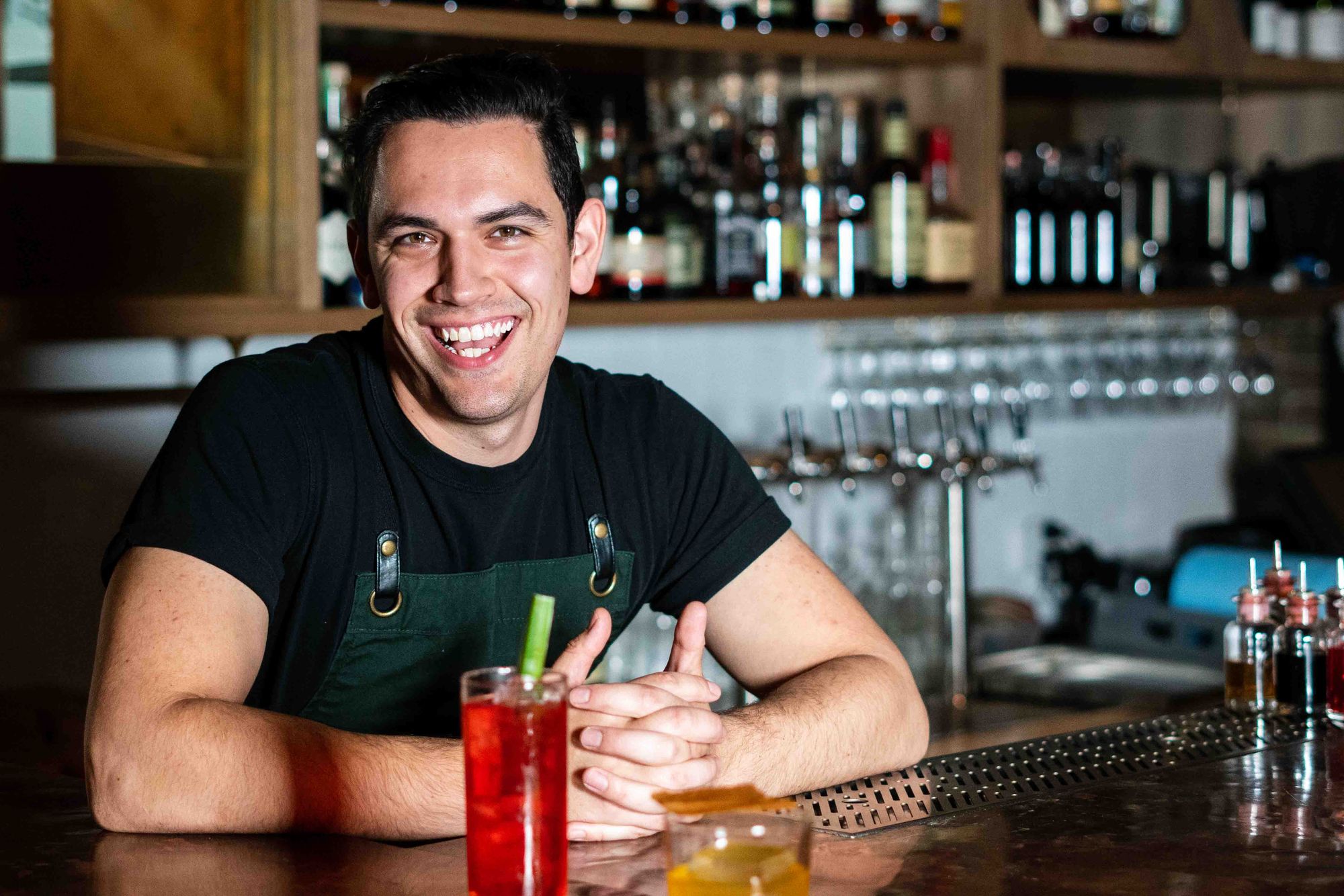 Alex Gondzioulis at The Rover in Surry Hills, Sydney. Photo: Boothby