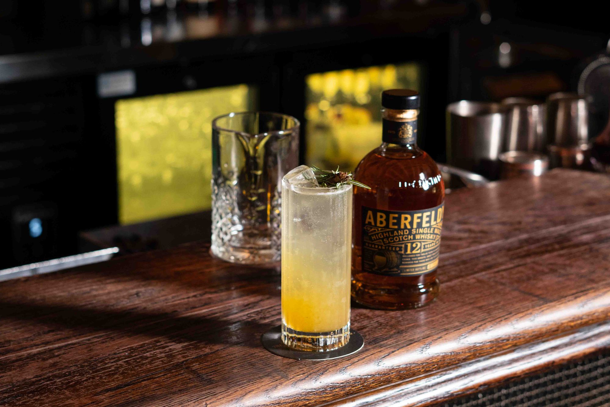 The Heather & Leather Highball at The Doss House in Sydney. Photo: Boothby