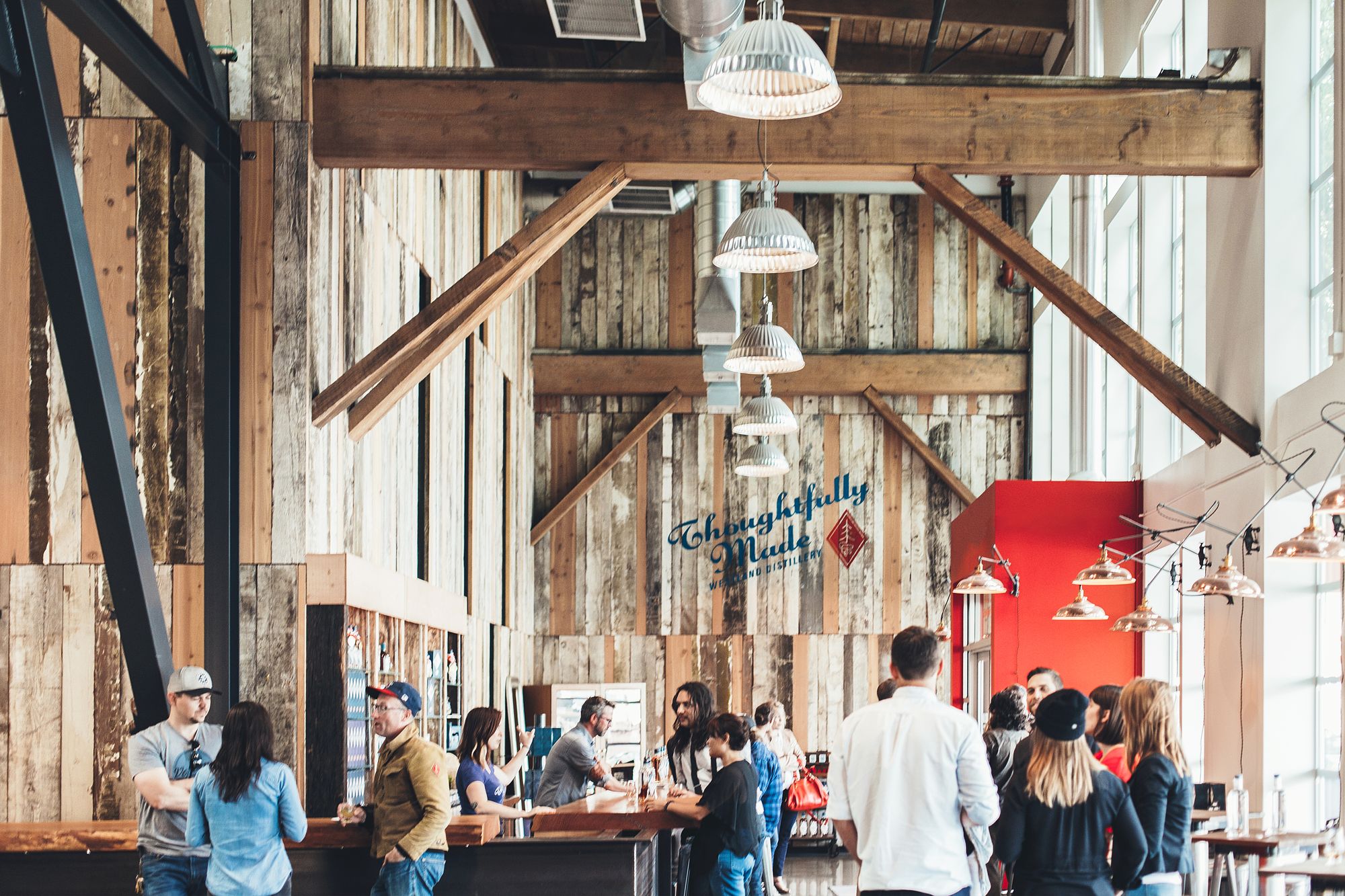 The tasting room at Westland Distillery. Photo: Supplied