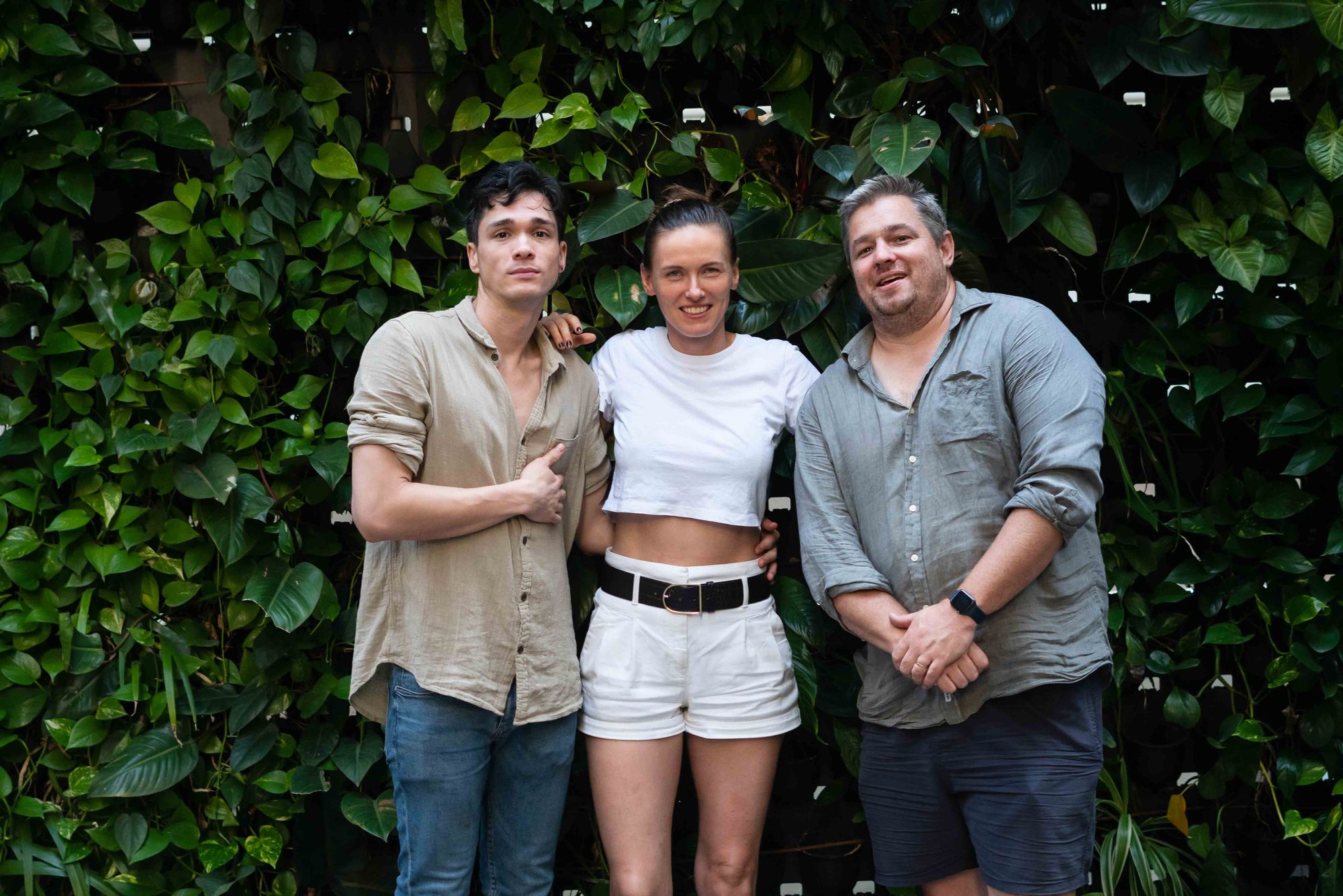 From left: Pablo Warner, Bonnie Shearston, and Andrew Hackworth. Photo: Boothby