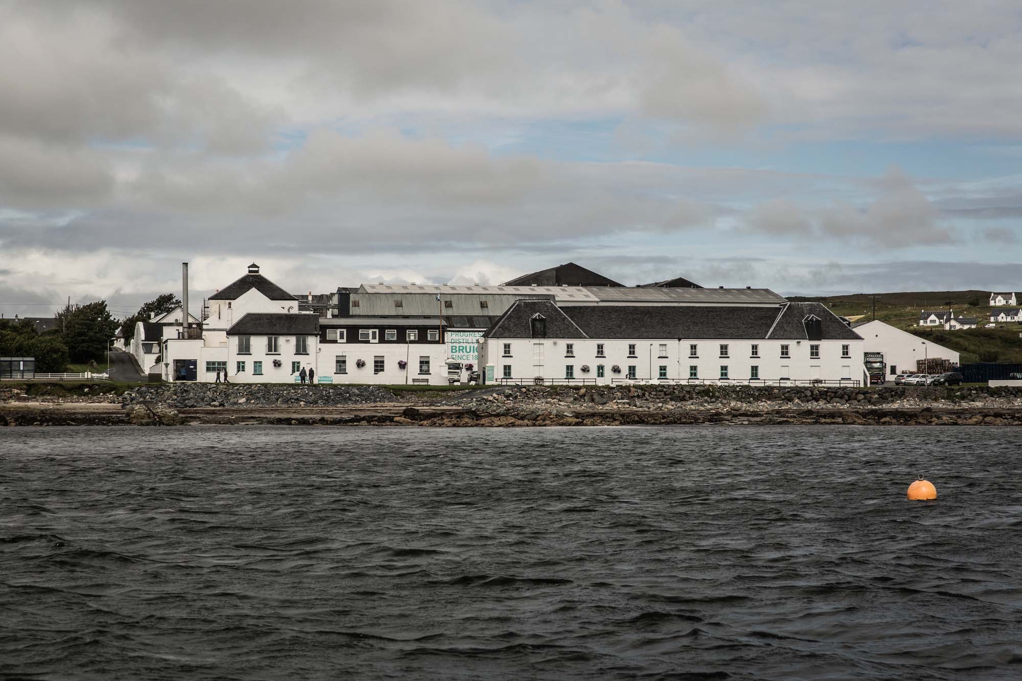 A photo of Bruichladdich, on Islay, is one of the few malt whisky distilleries to gain B Corporation certification.