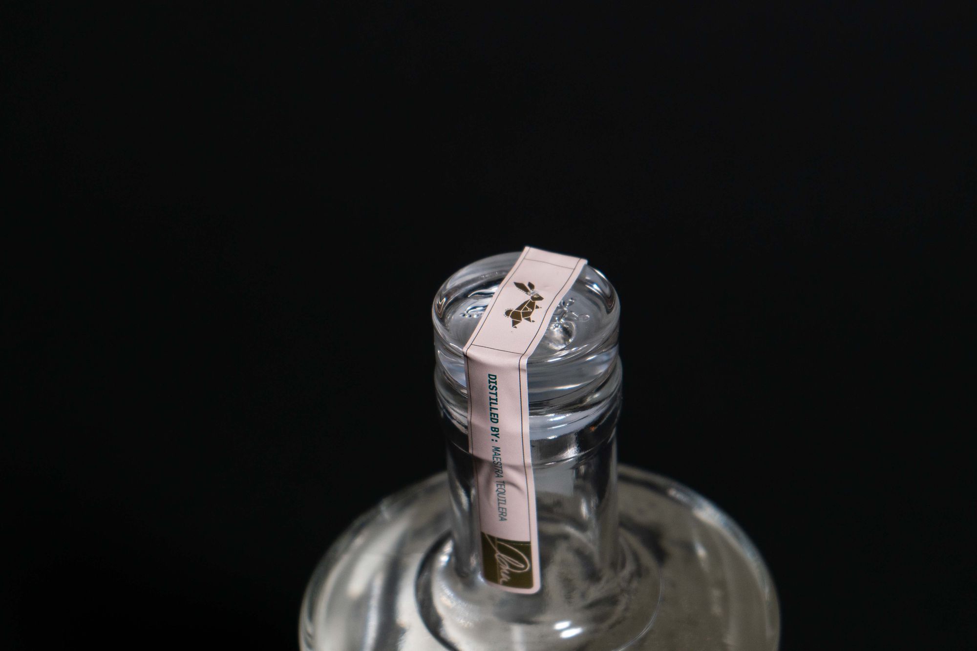 The glass stopper closure for Mijenta Tequila. Photo: Boothby