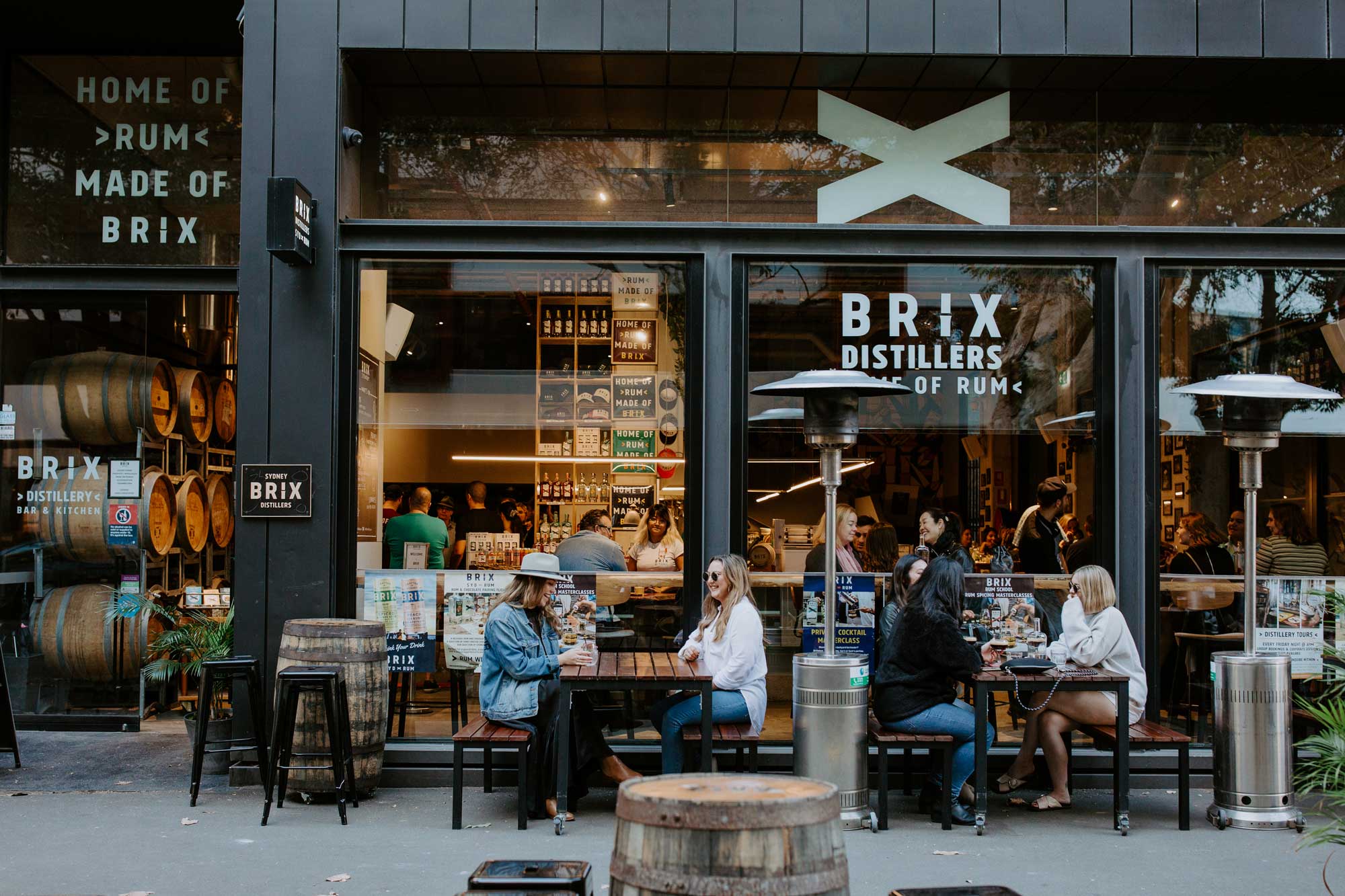Brix distillery on Bourket Street in Surry Hills. Photo: Supplied