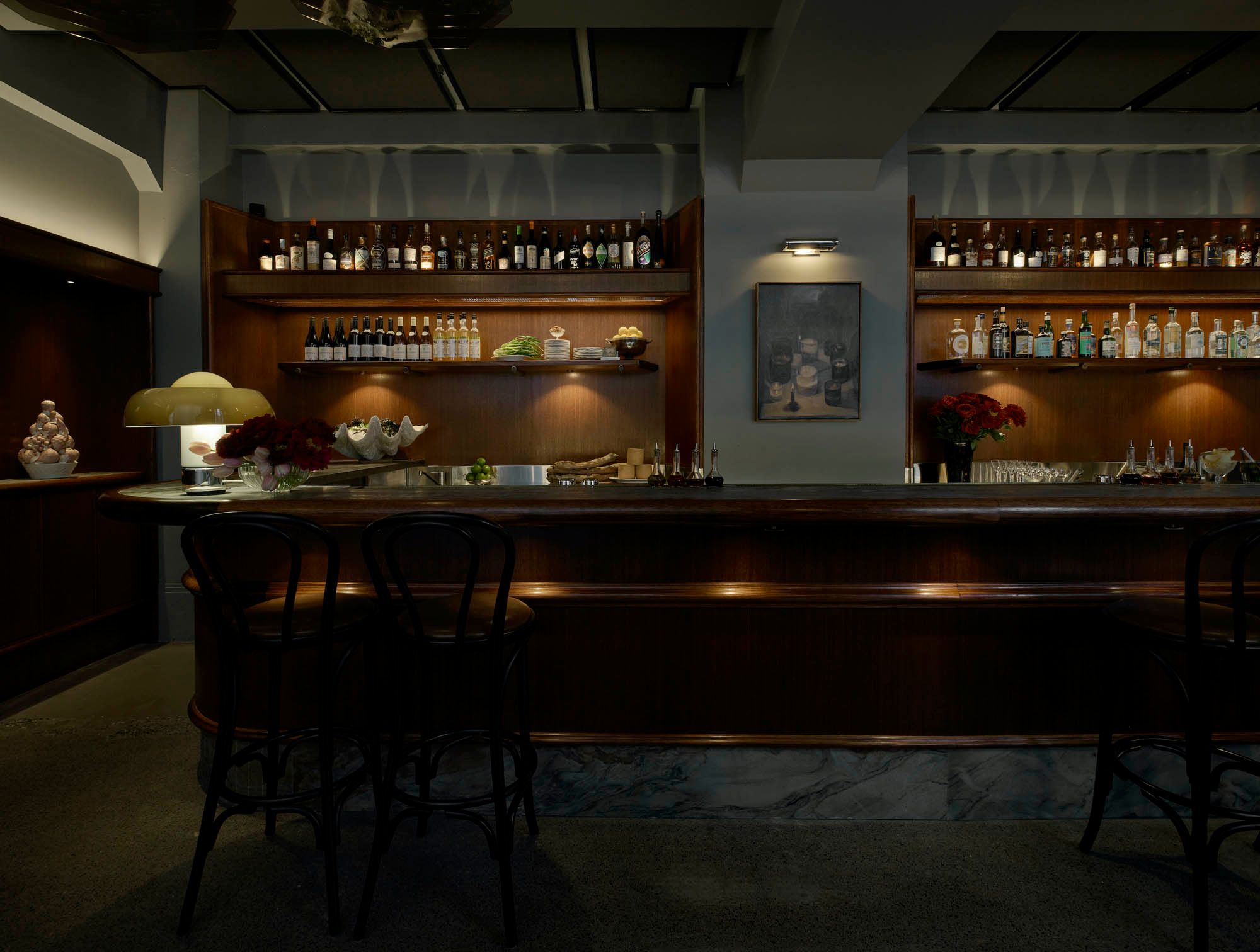 The bar at Apollo Inn in Melbourne. Photo: Earl Carter/Supplied