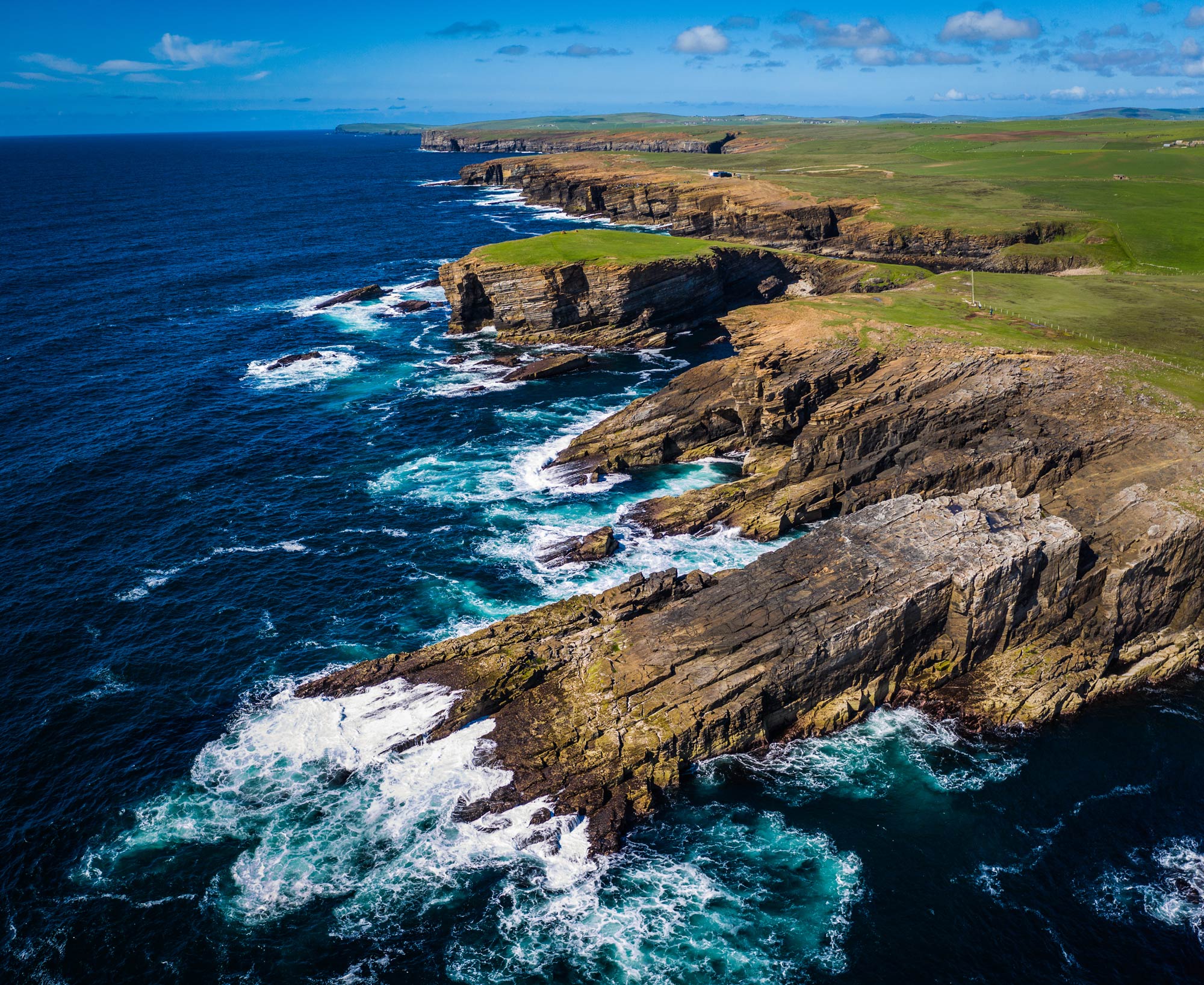 The coastline of Kirkwall in the Orkney Islands, Scotland. Photo: Shutterstock