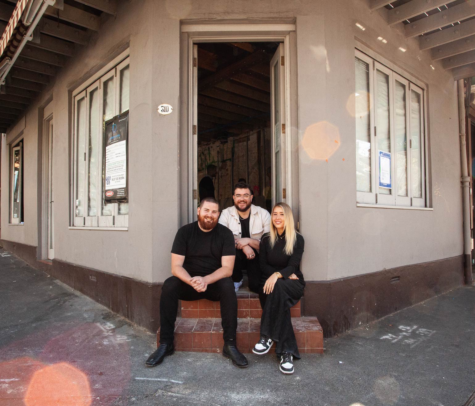 Consultant chef Alex Prichard, Evan Stroeve, and Cynthia Lister. Photo: Supplied