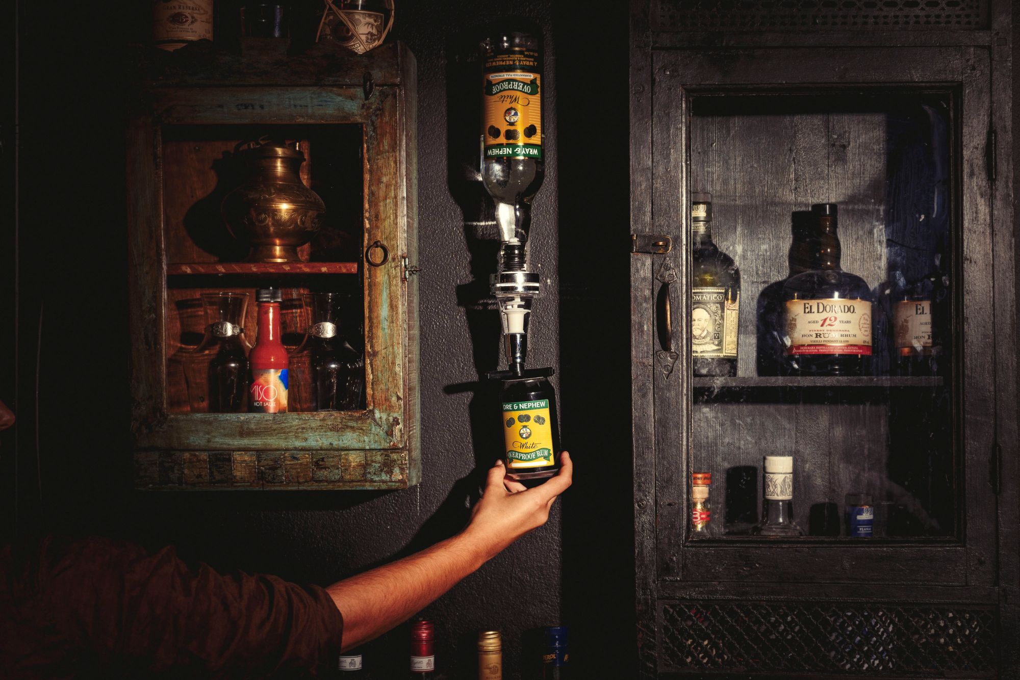 Wray & Nephew on the optic? Yes please! Photo: Supplied