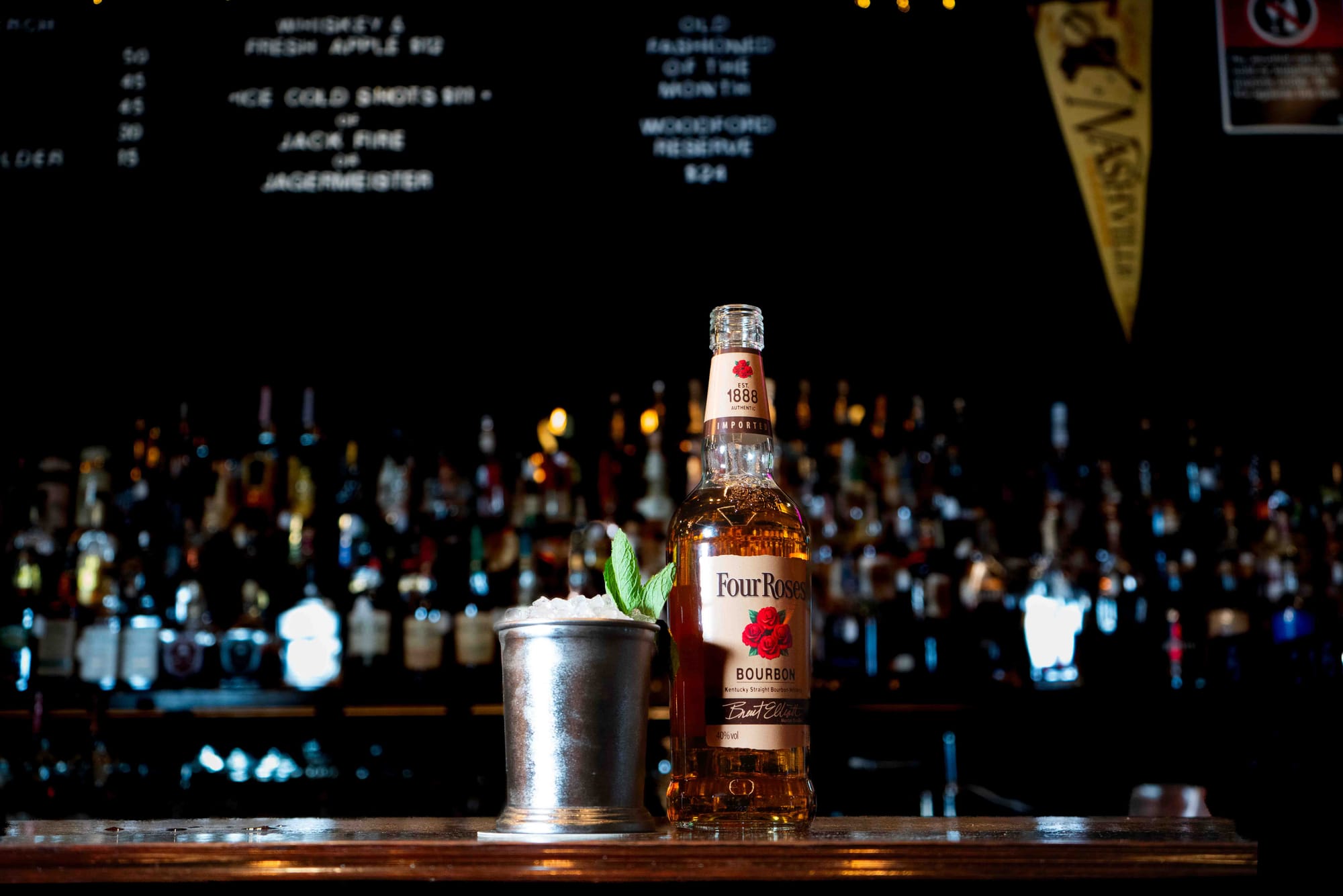 The Georgia Julep with Four Roses Bourbon. Photo: Boothby