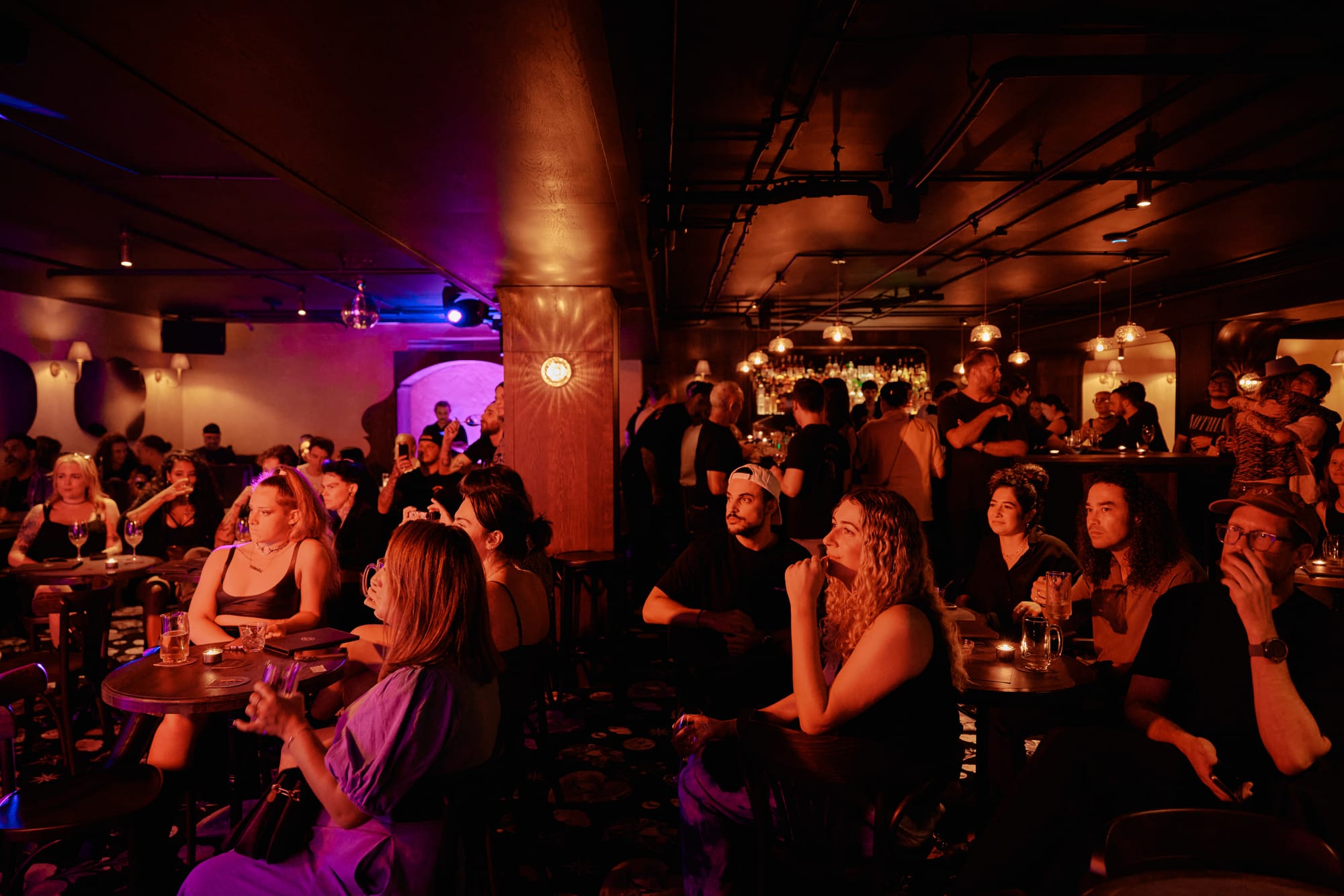 Live entertainment is a big thing for the Pleasure Club. Photo: Parker Blain/Supplied