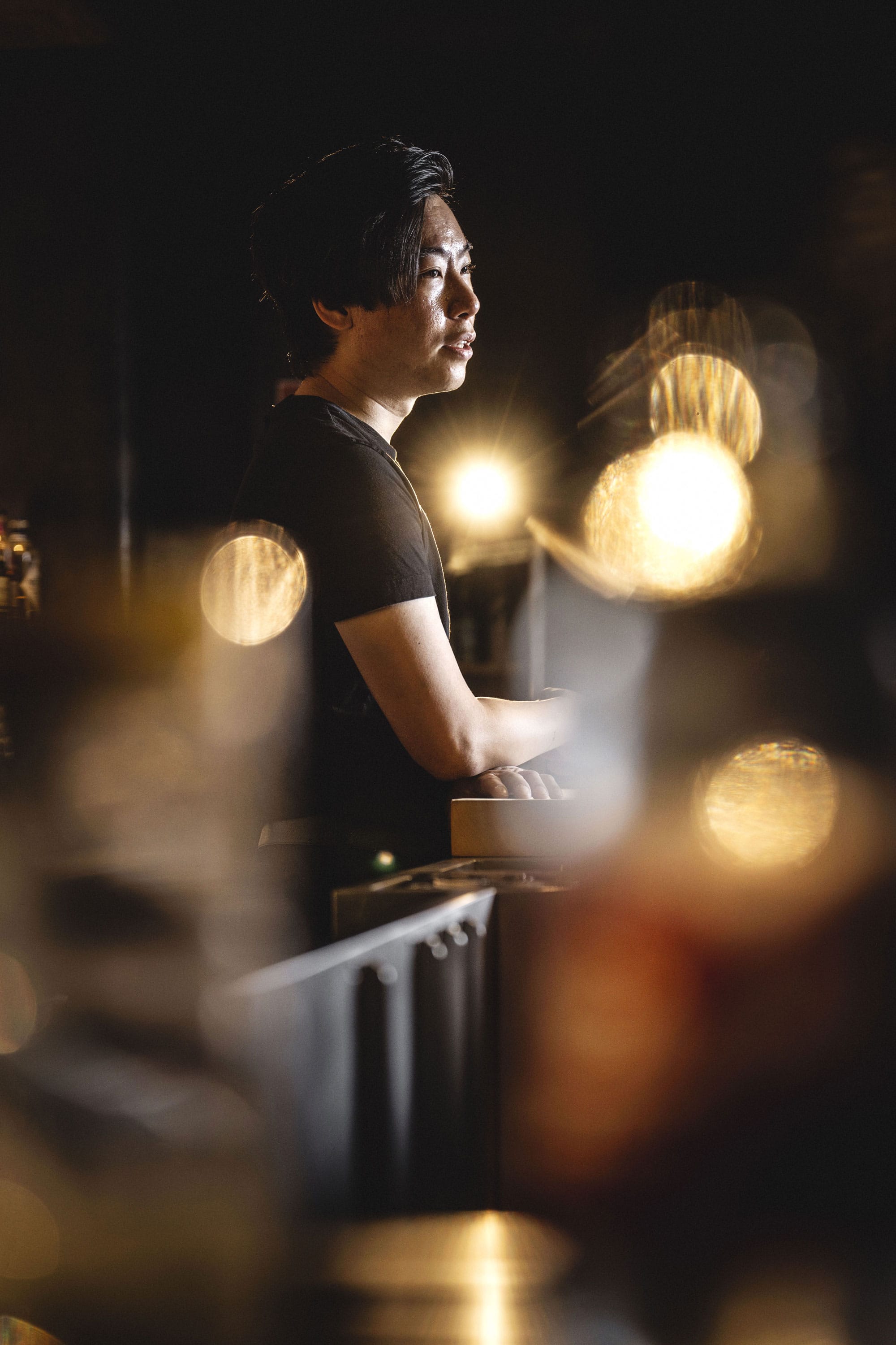 Wen Wang at Bar Sumi. Photo: Christopher Pearce