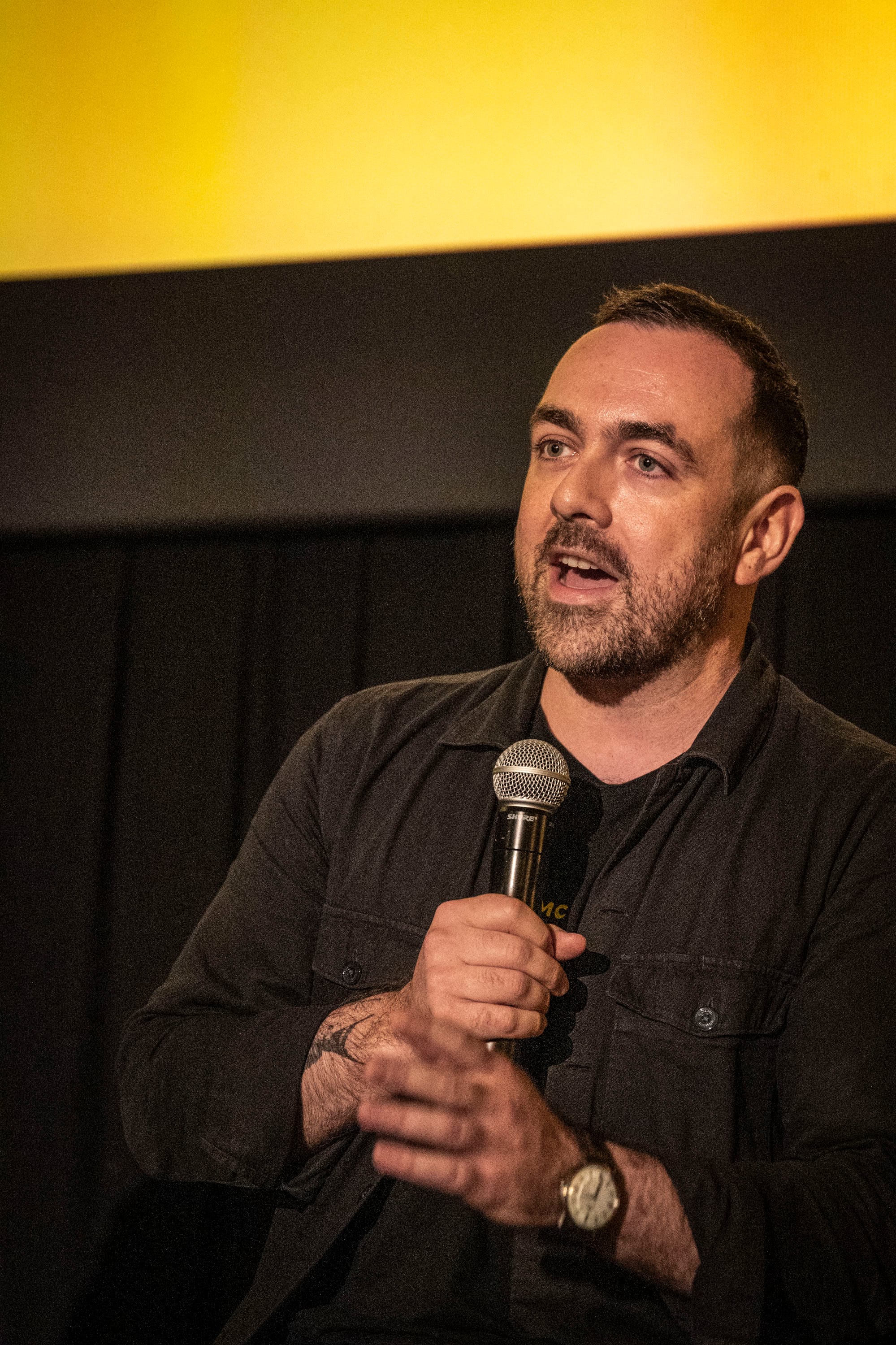 Ross Blainey at the Better Bars Summit. Photo: Christopher Pearce