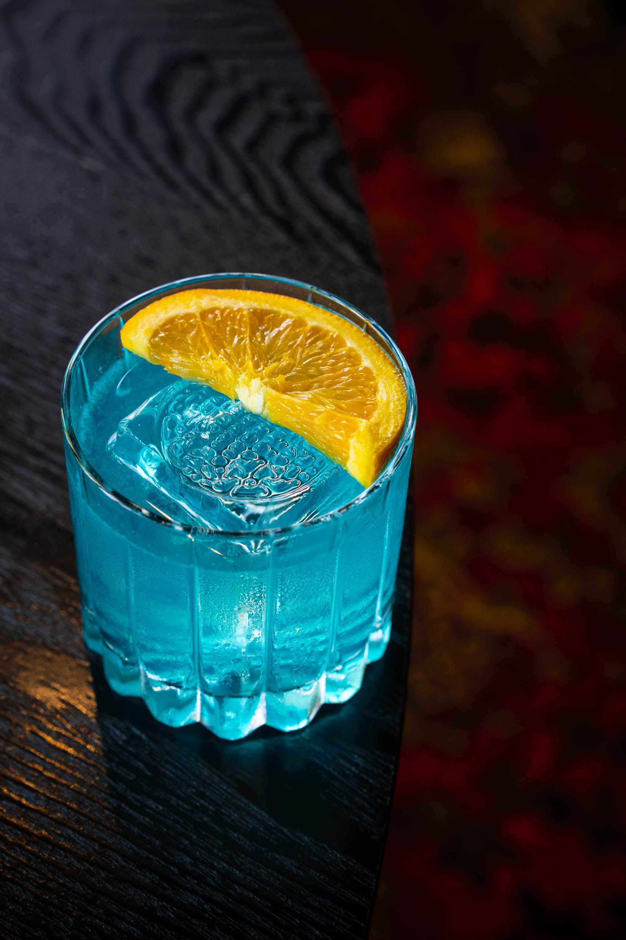 The Horse at Spice Temple is what happens when a Blue Daiquiri meets a Negroni. Photo: Fred Siggins