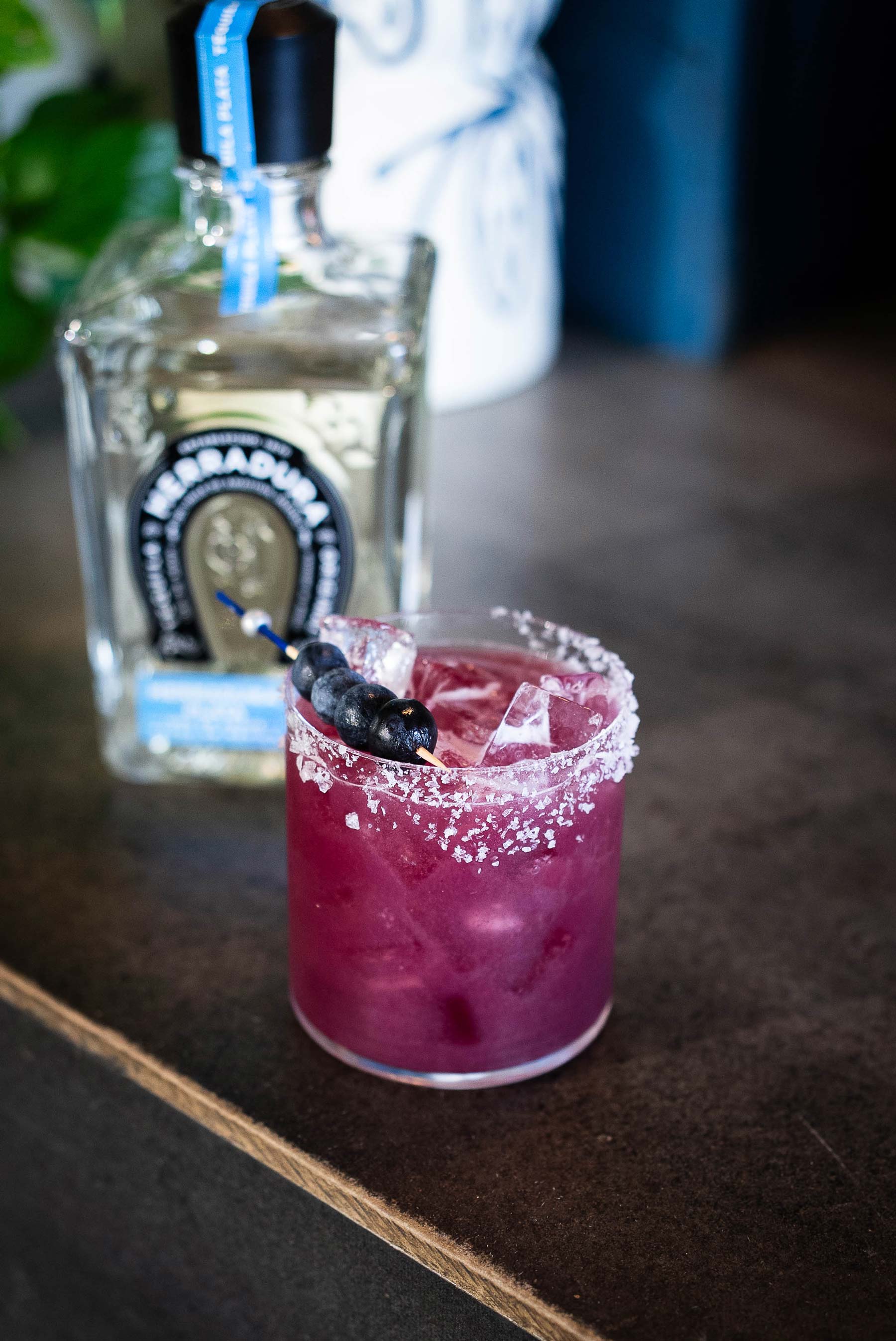 The Blueberry Margarita at Repeat Offender. Photo: Boothby