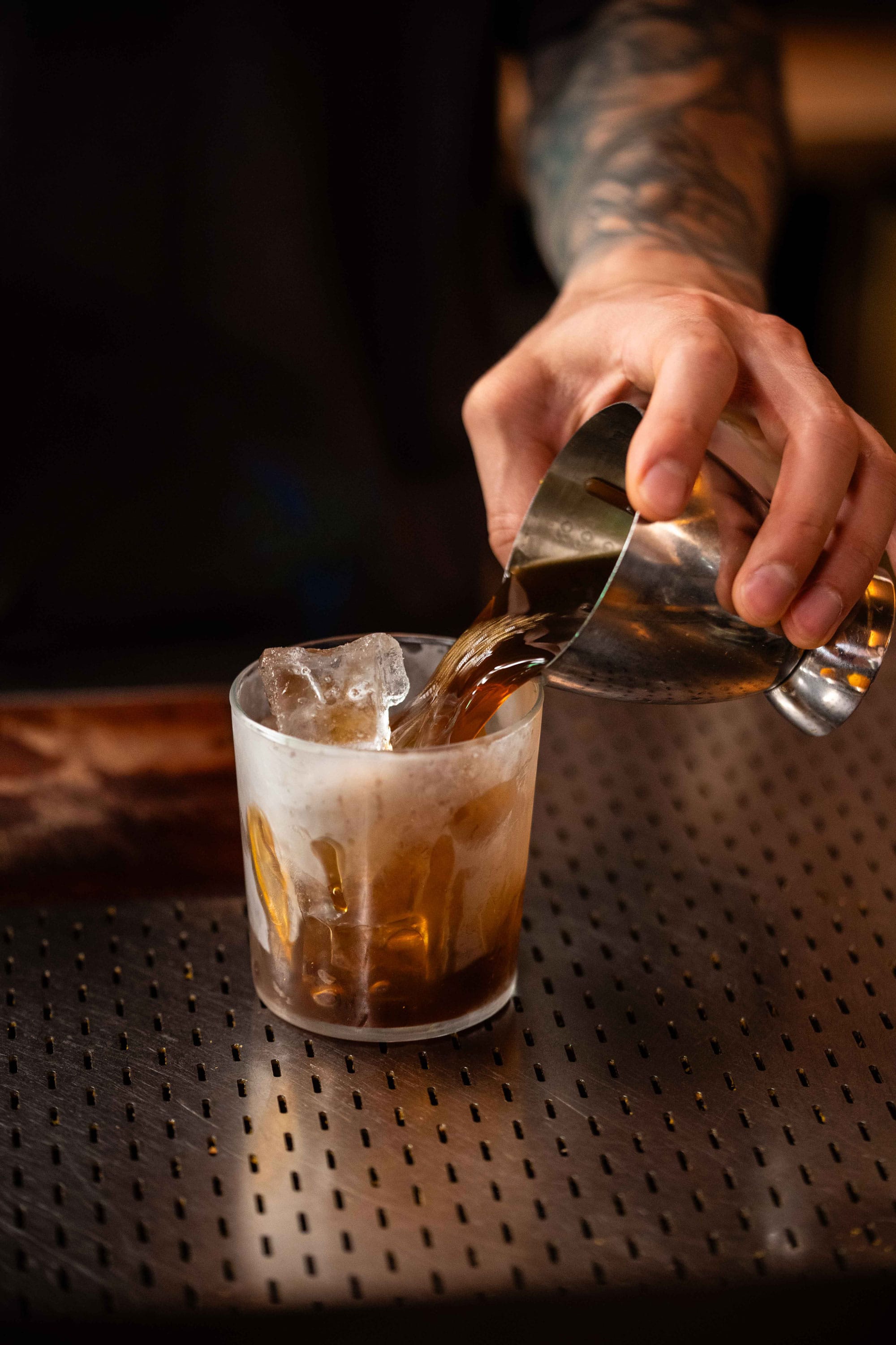 Pouring Mont Blancs — a cult hit — at Good Measure. Photo: Fred Siggins