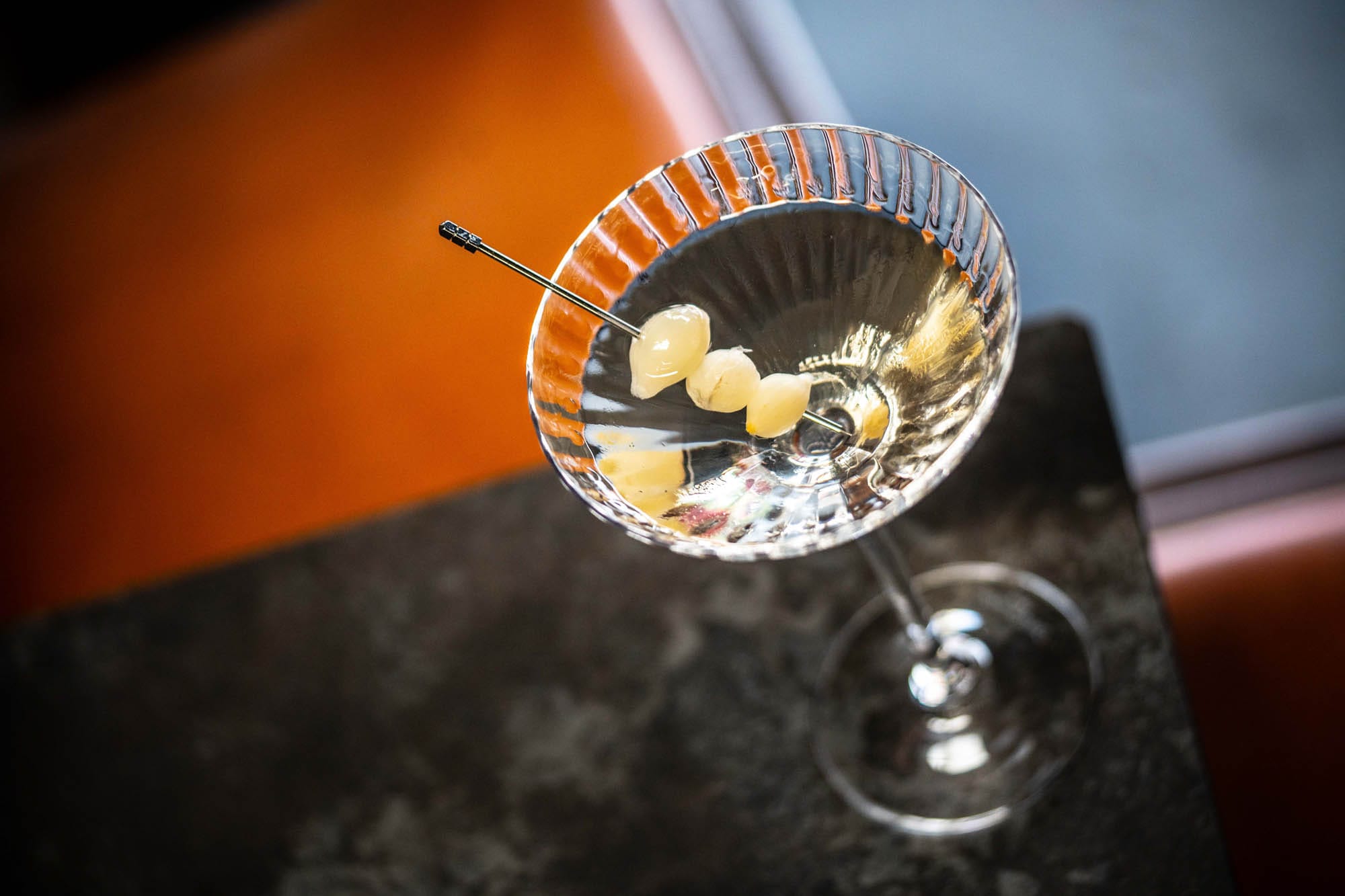 A Grappa Martini at Nubilum. Photo: Fred Siggins