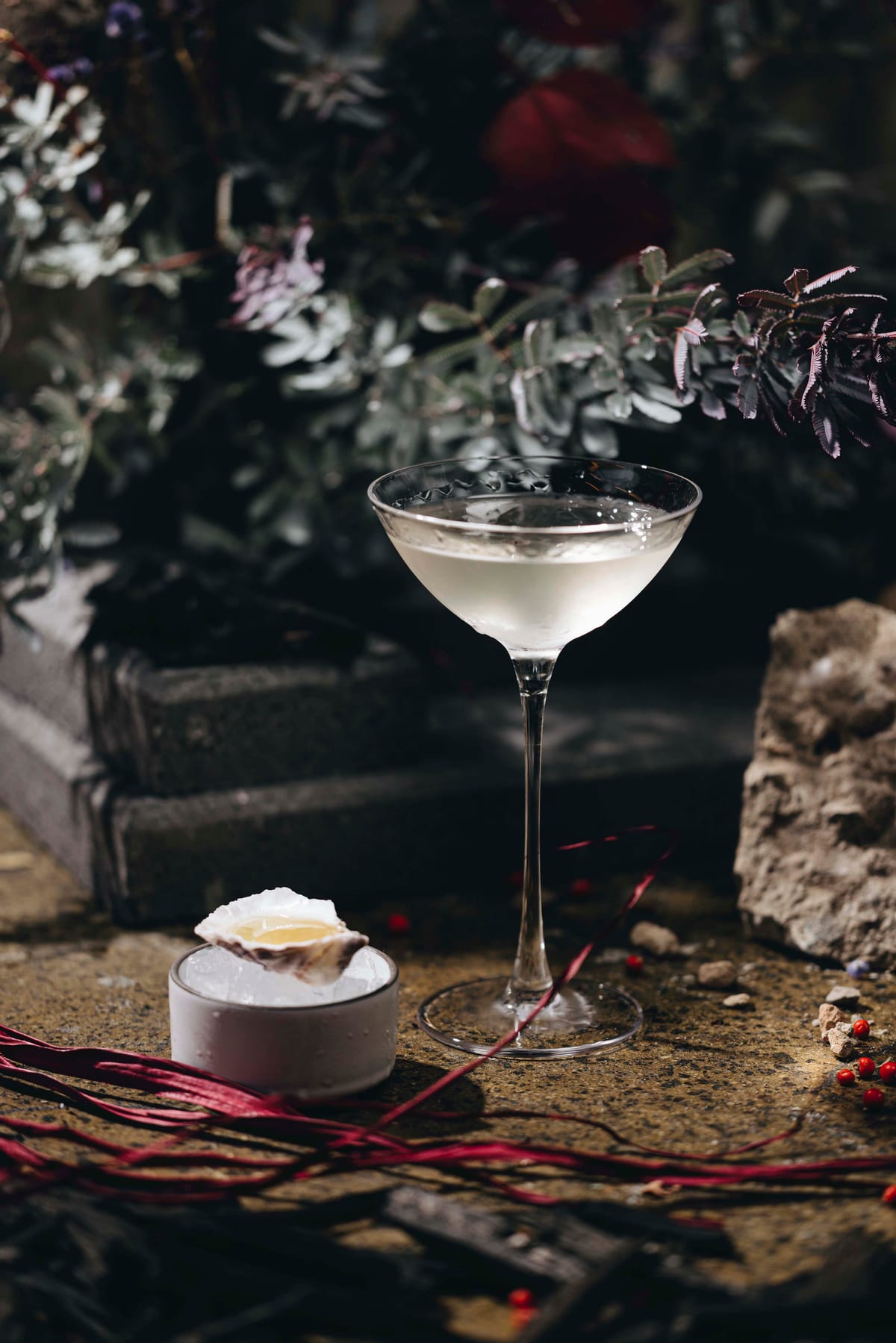 Get the recipe for Sea & Shell, the signature Martini at Pearl Diver Cocktails & Oysters