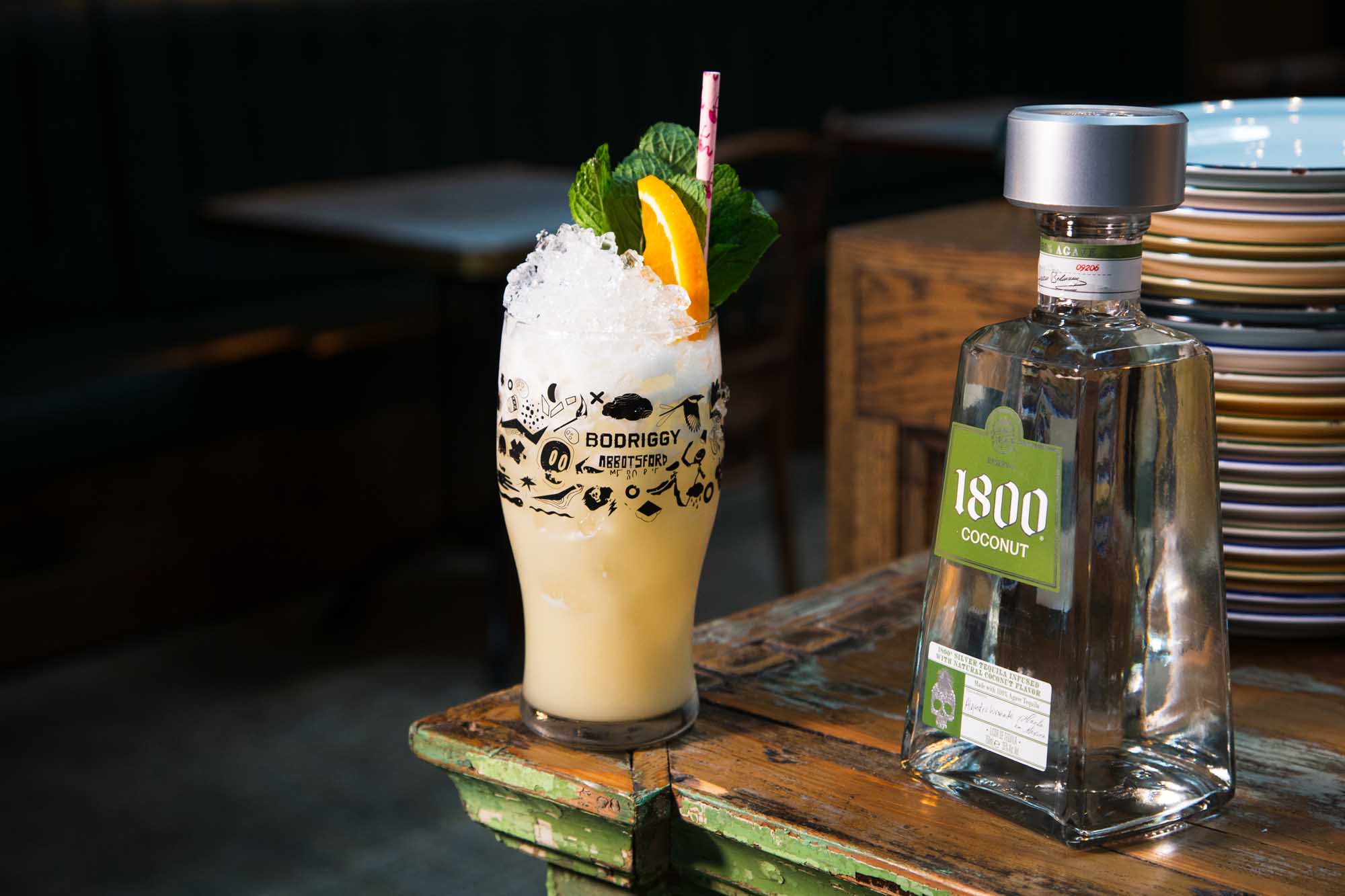 The Cosmic Colada: a tequilified take on the classic Piña Colada recipe