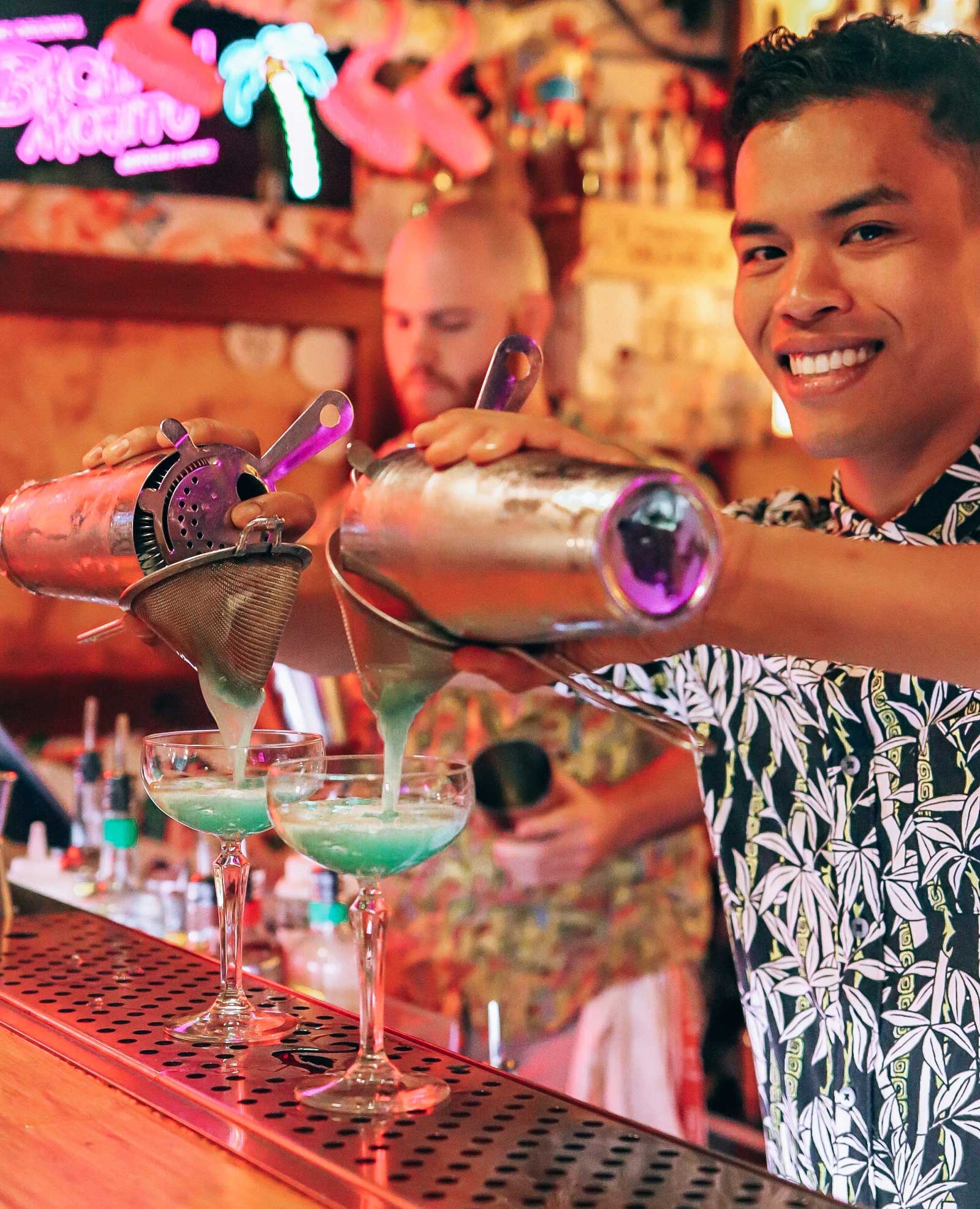 When (three) cocktails collide: a Reviver-fied Miami Vice and more at Flamingos Tiki Bar