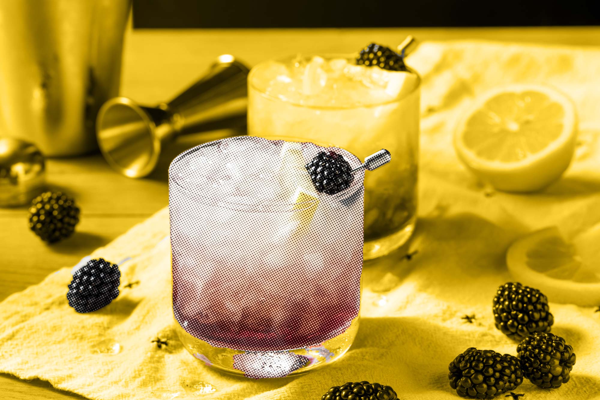 A Gin Sour with a blackberry twist: the Bramble Cocktail