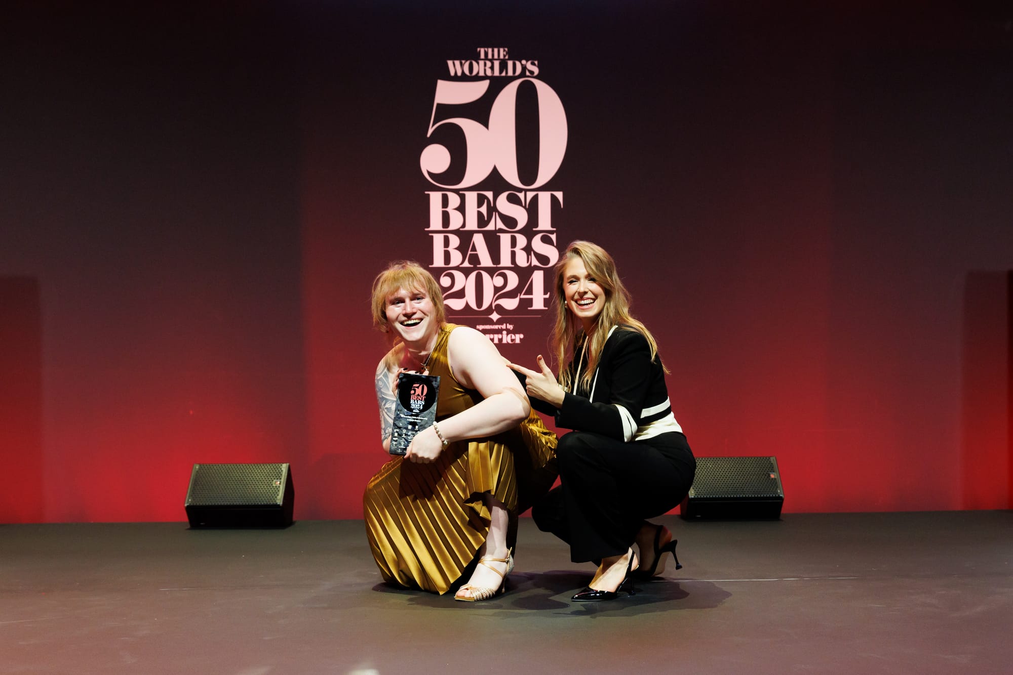 Calliope Draper wins the Roku Scholarship at The World's 50 best Bars 2024. Photo: Supplied