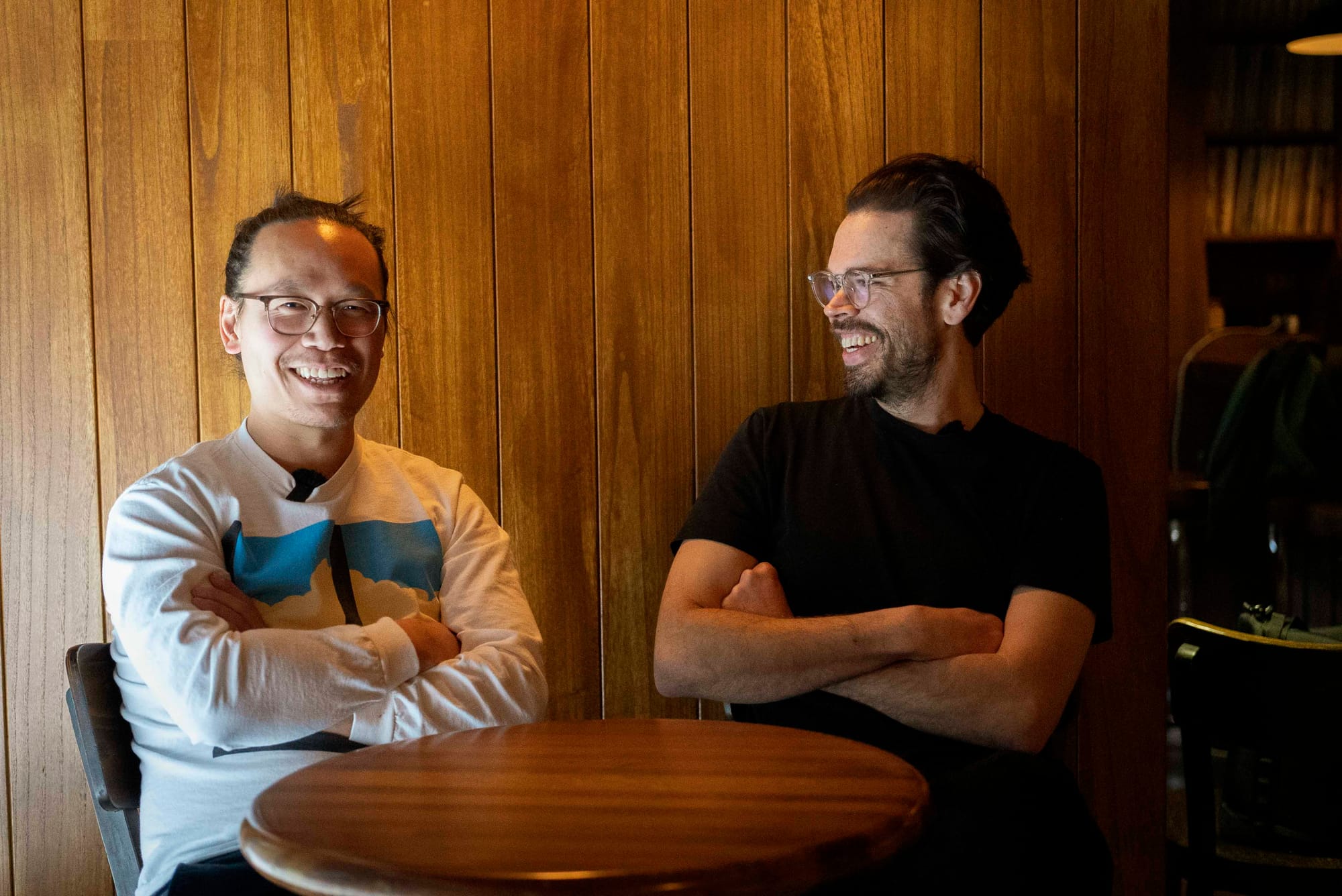 Michael Chiem and Tynan Sidhu at Silver’s Motel in Enmore. Photo: Boothby