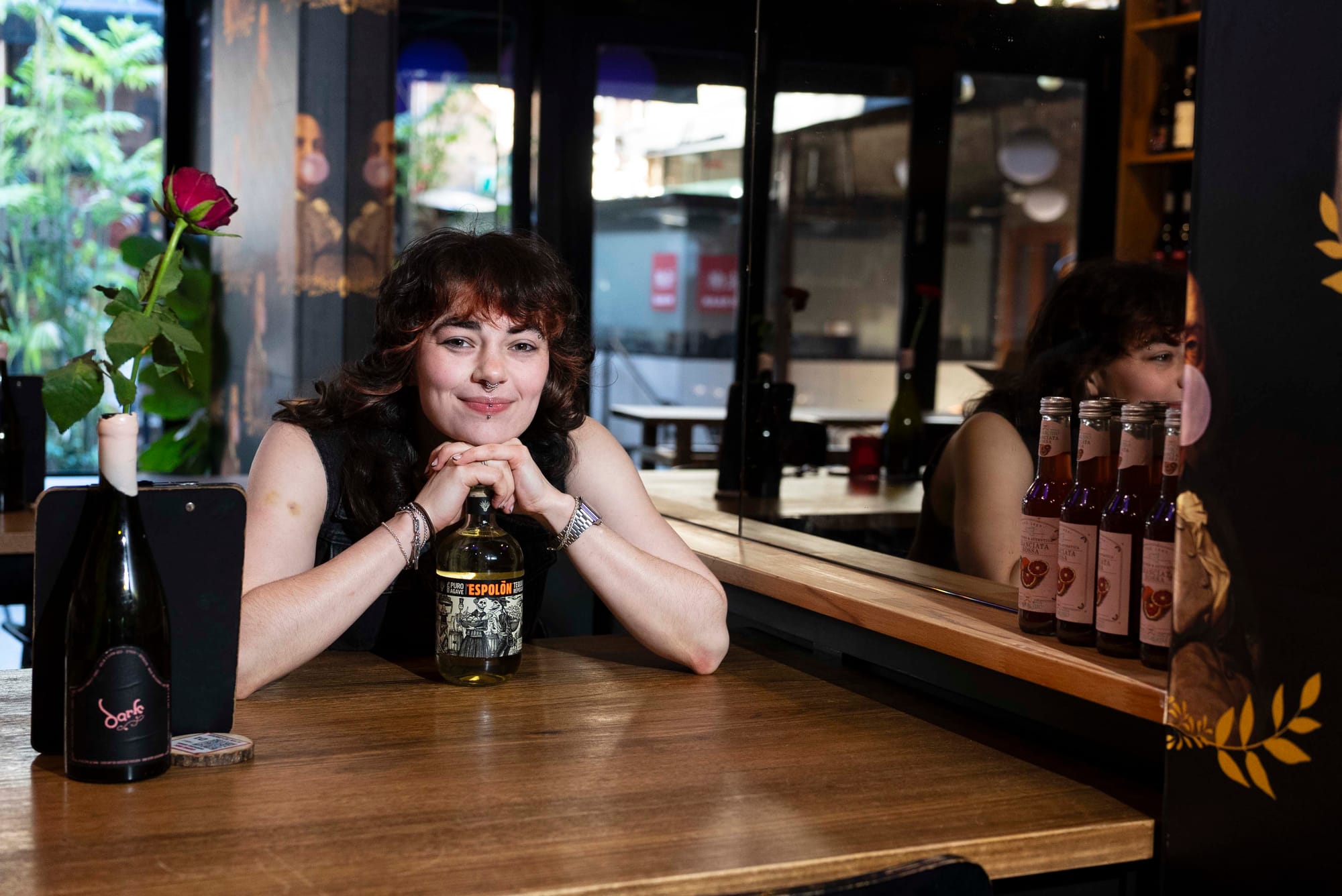Georgia Gresham at Dark Red in Brisbane. Photo: Boothby
