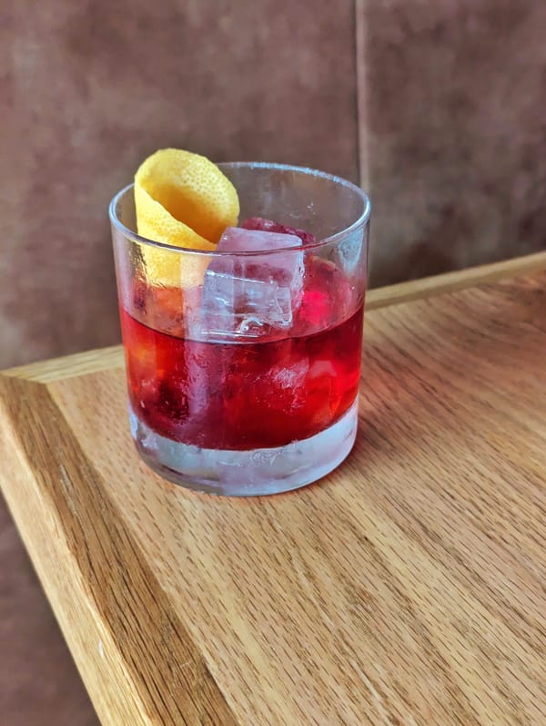 Odd Culture’s Sour Negroni is built on a DIY kriek vermouth