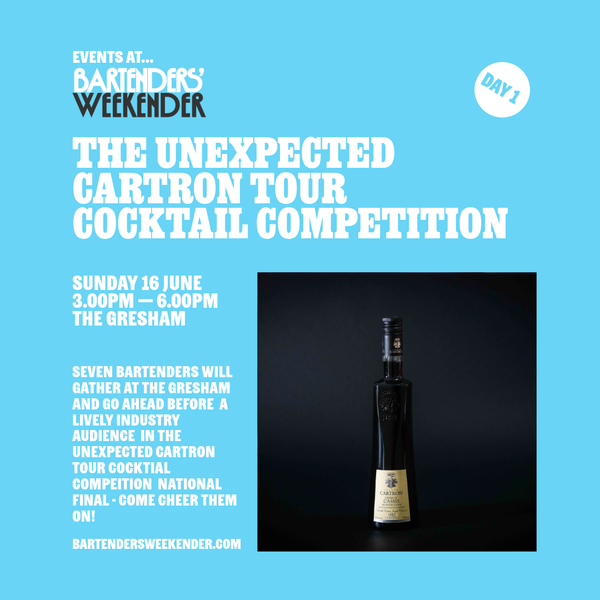 These are the 7 bartenders through to the Unexpected Cartron Tour final