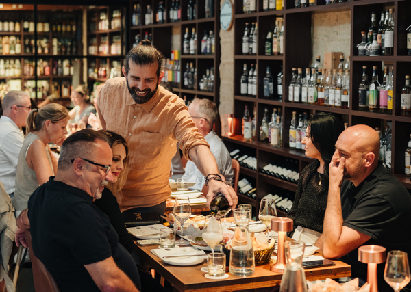 Jose Dymenstein on the pour at Casa de Vinos. Photo: Supplied