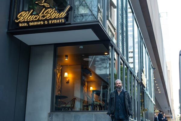 Veteran bartender James Burchett at Blackbird in Melbourne. Photo: Fred Siggins