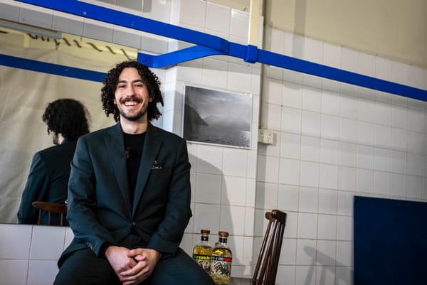 Jesse Kourmouzis is the bar manager at Sleepy's in Melbourne. Photo: Boothby