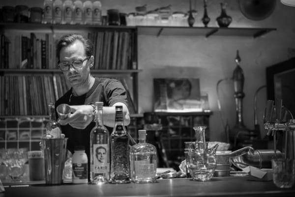 Matt Linklater on the tools at new Melbourne restaurant, Zareh. Photo: Fred Siggins